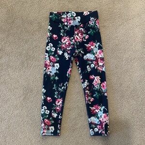 Janie and Jack Navy Floral Leggings